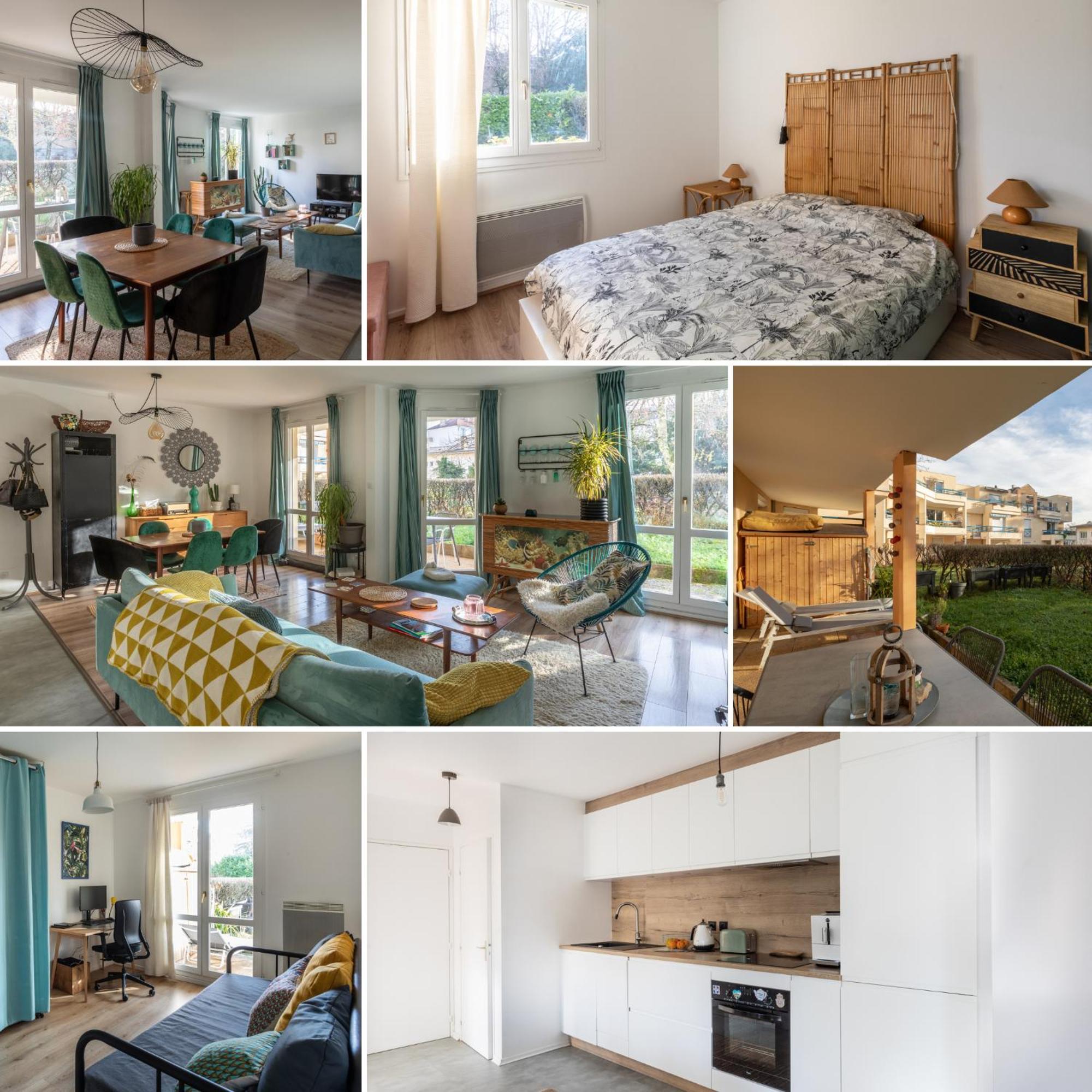 T3 Calme - Ideal Famille & Pros - Parking - Jardin - Wifi - Netflix Apartment *